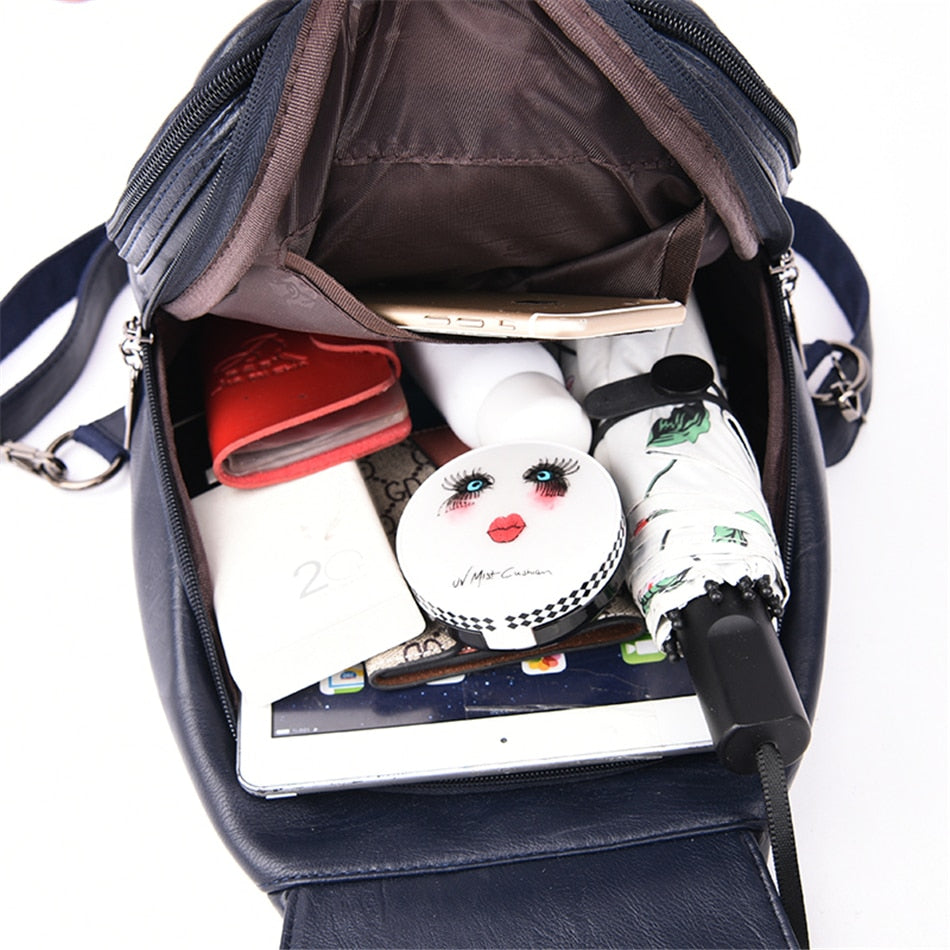 Women's Backpack | Waterproof Leather, Travel Bag | Organized