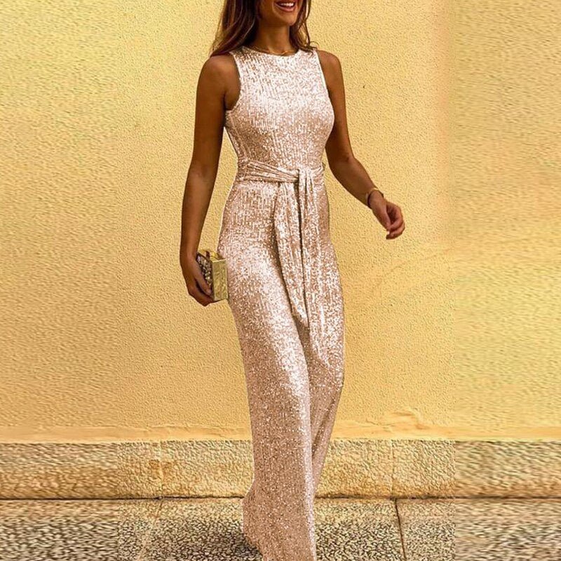 Sequin Jumpsuit | Women's One-Piece, Sparkle