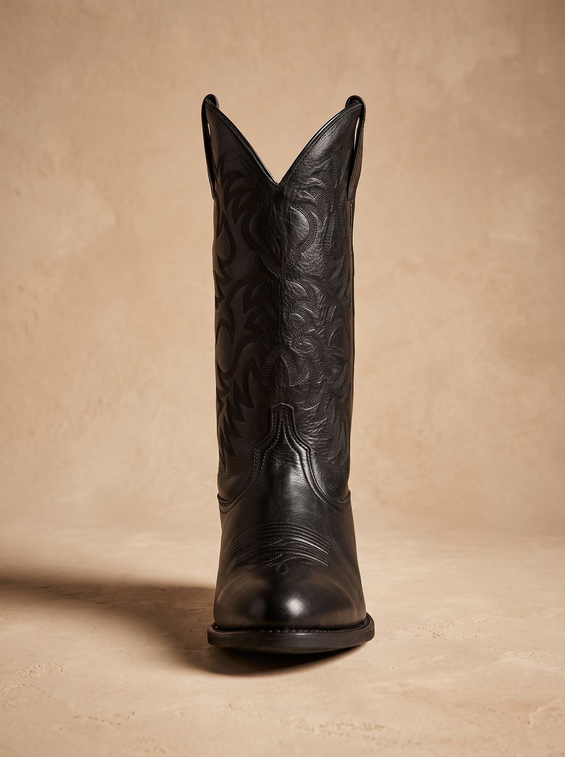 Women embroidered mid-calf block heel cowboy boots pointed toe western style
