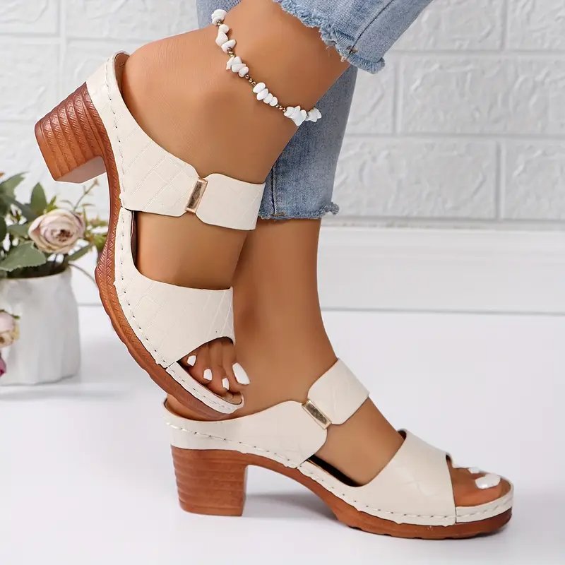 Women's Orthopedic Sandals | Leather, Cushioned Block Heel