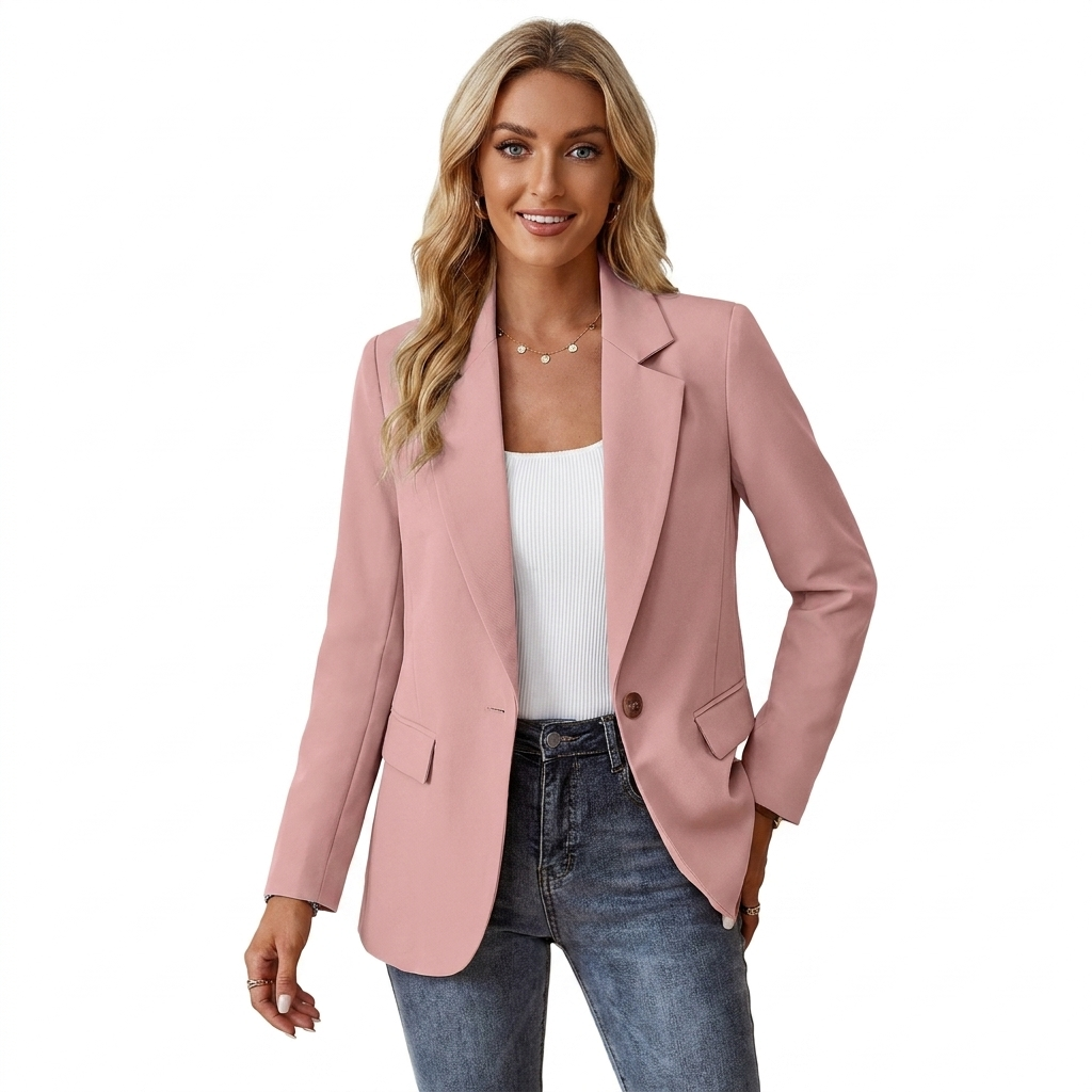 Women's Tailored Blazer | Notch Lapel, Single-Breasted